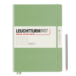 LEUCHTTURM1917 Notebook Hardcover Master Classic (A4+), Dotted, 235 pages - Sage Green