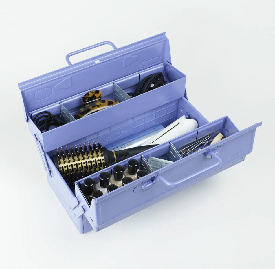 Toyo- Steel Toolbox with Cantilever Lid ST-350 - Lilac