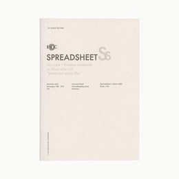 Luddite Function Notebook A5 - Spreadsheet
