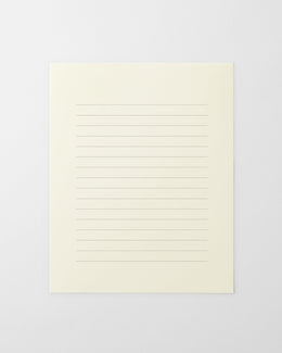 MD Letter Pad Horizontal Lined