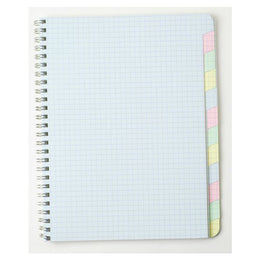 Clairefontaine Assorted Wirebound Multi-Subject With Tabs 6x8 Graph