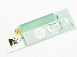 Midori Embroidery Bookmark Clip - Polar Bear