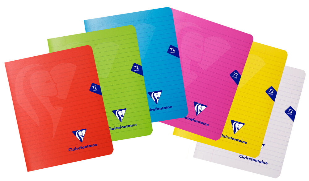 Clairefontaine Assorted Mimesys Notebooks Lined with Margin 6x8
