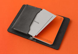 PLOTTER Leather Card Case Double Pockets - Mini 5 Size