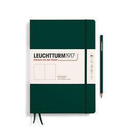 LEUCHTTURM1917 Notebook Hardcover Composition (B5), Plain, 219 pages - Forest Green