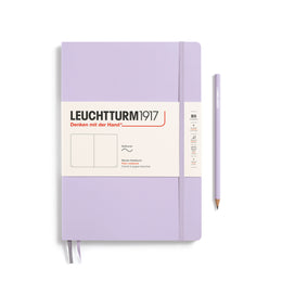 LEUCHTTURM1917 Notebook Composition (B5), Softcover, 123 numbered pages, Plain - Lilac Purple