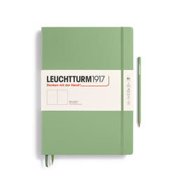 LEUCHTTURM1917 Notebook Hardcover Master Classic (A4+), Plain, 235 pages - Sage Green