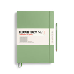 LEUCHTTURM1917  Notebook Hardcover Master Classic (A4+), Square, 235 pages - Sage Green
