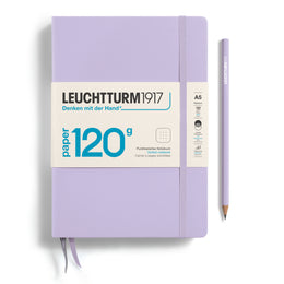 LEUCHTTURM1917 Notebook HC Medium (A5), 120g Edition, Dotted, 203 pages - Lilac Purple