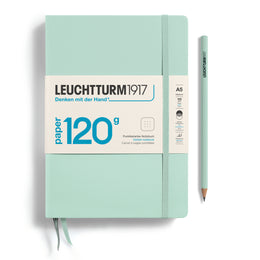 LEUCHTTURM1917 Notebook HC Medium (A5), 120g Edition, Dotted, 203 pages - Mint Green