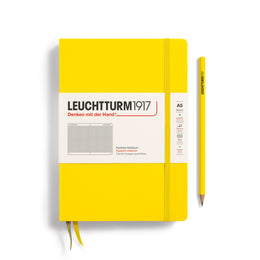 LEUCHTTURM1917 HC Notebook, Medium (A5), 251 p., Squared - Lemon