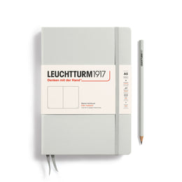 LEUCHTTURM1917 HC Notebook, Medium (A5), 251 p., Plain - Light Gray