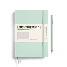 LEUCHTTURM1917 HC Notebook, Medium (A5), 251 p., Ruled - Mint Green