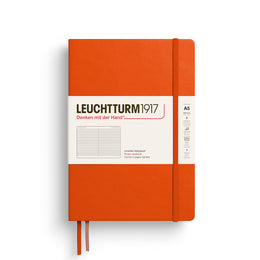 LEUCHTTURM1917 Notebook HC Medium (A5), 251 p, Ruled - Pumpkin