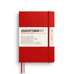 LEUCHTTURM1917 Notebook SC Medium (A5), 123 p, Ruled - Cherry