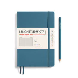 LEUCHTTURM1917 Notebook Medium (A5), Softcover, 123 p., ruled - Stone Blue