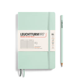 LEUCHTTURM1917 Notebook Softcover Paperback (B6+), Ruled, 123 pages - Mint Green