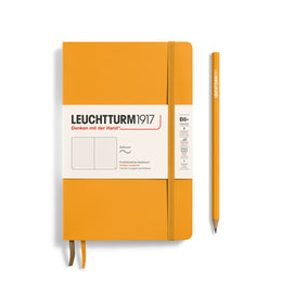 LEUCHTTURM1917 Notebook Paperback (B6+) Dotted, Softcover, 123 Numbered Pages - Rising Sun