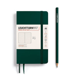 LEUCHTTURM1917 Notebook SC Pocket (A6), Dotted, 123 pages - Forest Green