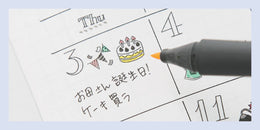 Shachihata Allemore Nototo 10 Mini Stamp Set - Business