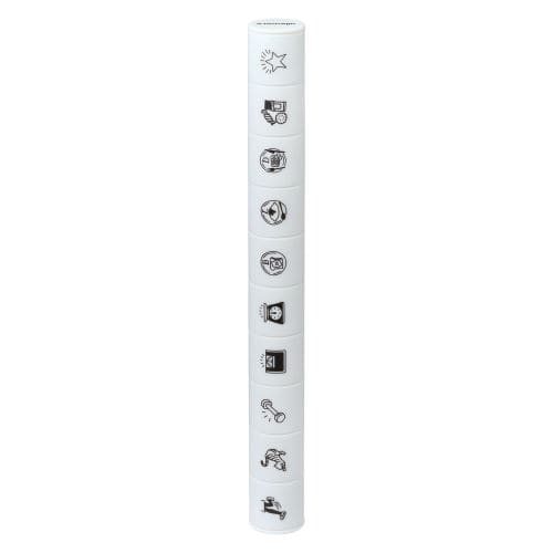 Shachihata Allemore Nototo 10 Mini Stamp Set - Health & Fitness