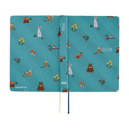 Hobonichi Techo 2026 HON A6 - Bow & Tie In the Forest