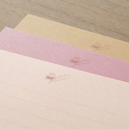 Midori Letter Set "Giving A Color" Pink