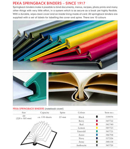 LEUCHTTURM1917 Springback Binder Peka (A4) Capacity: 150 Pages Maximum - Navy Blue