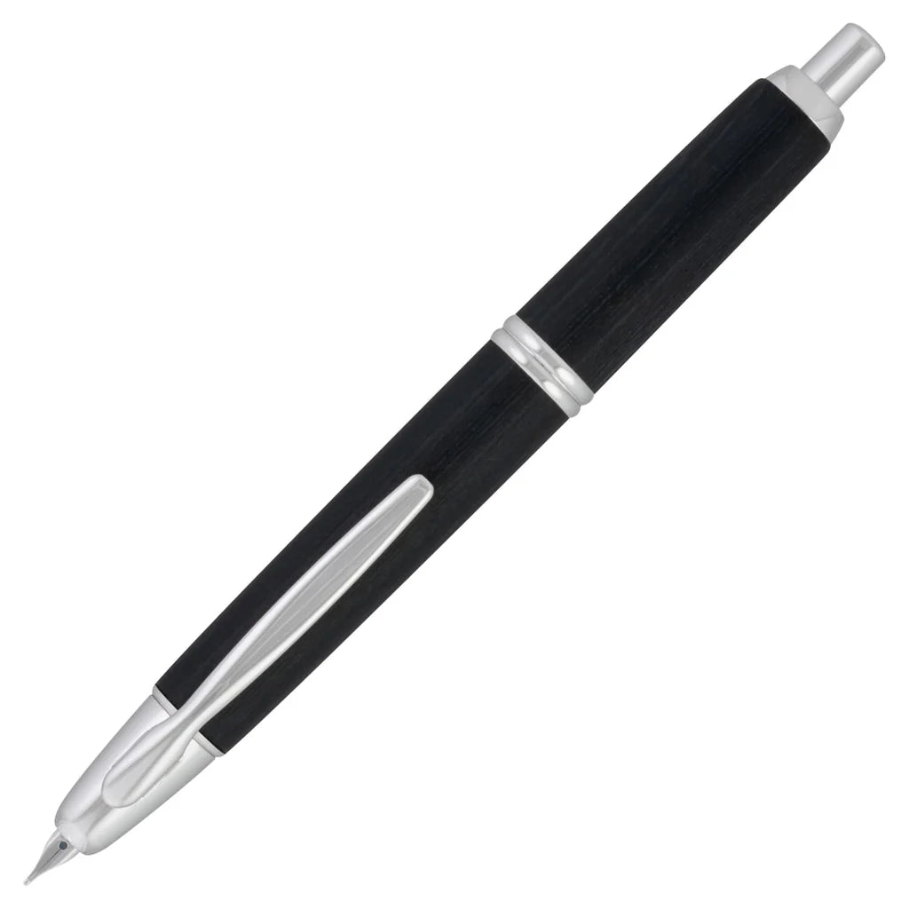 Pilot Vanishing Point Fountain Pen - Black Birchwood