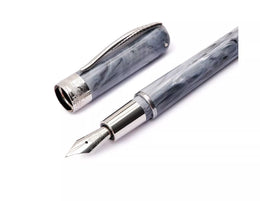 Pineider Avatar UR Mini Fountain Pen Gray Zebrino