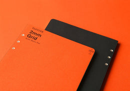 PLOTTER  2mm Grid Memo Pad (80 Sheets) - A5 Size