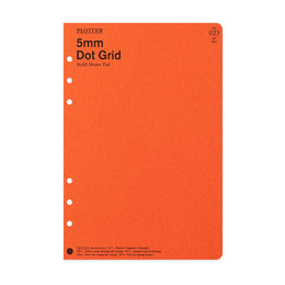 PLOTTER 5mm Dot Grid Memo Pad (80 Sheets) - A5 Size