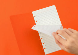 PLOTTER 6mm Ruled Memo Pad (80 Sheets) - Bible Size