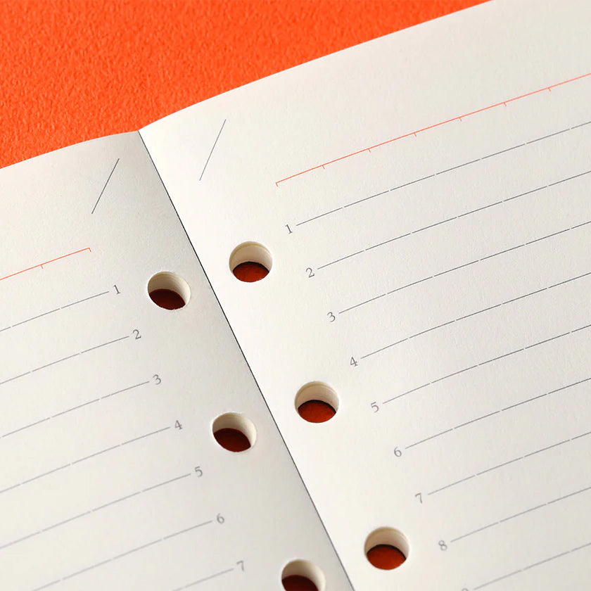 PLOTTER 6mm Ruled Memo Pad (80 Sheets) - Bible Size