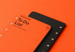 PLOTTER  "To Do" List Memo Pad (50 Sheets) - Mini Size