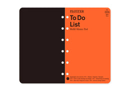 PLOTTER  "To Do" List Memo Pad (50 Sheets) - Mini Size