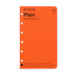 PLOTTER Plain Memo Pad (80 Sheets) - Mini Size