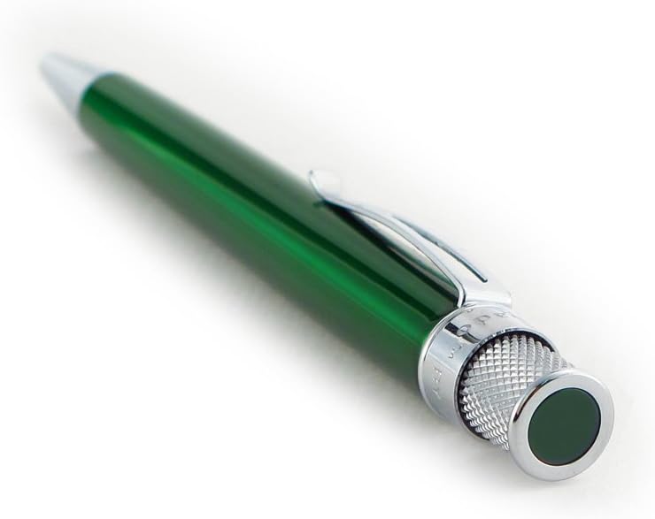 Retro 1951 Tornado Rollerball - Classic Lacquer with Chrome Trim - Green