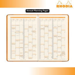 RHODIA 2027 Weekly Webplanner 6x9 - Orange