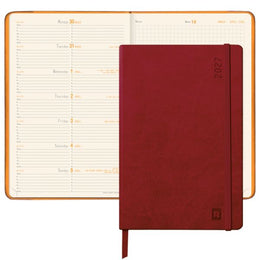 RHODIA 2027 Weekly Webplanner 6x9 - Burgundy