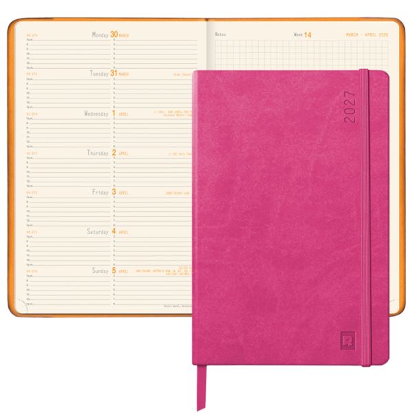 RHODIA 2027 Weekly Webplanner 6x9 - Fushia