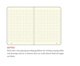 LEUCHTTURM1917 Notebook Pocket (A6) Hardcover, 185 Numbered Pages, Dotted - Black