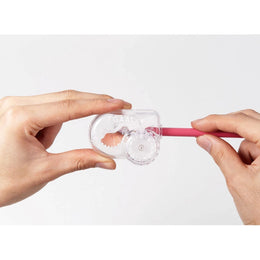 Kutsuwa T'GAAL Angle Adjustable Pencil Sharpener - Transparent
