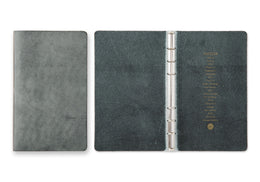 PLOTTER Shiranami 6-Ring Leather Binder Mini