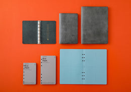 PLOTTER Shiranami 6-Ring Leather Binder Mini