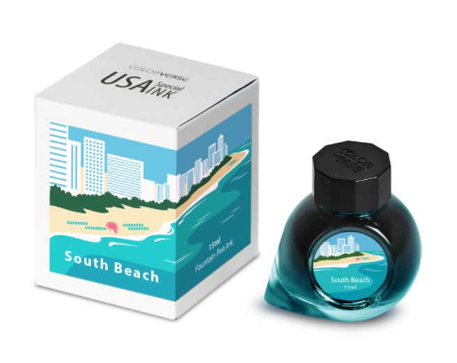 Colorverse USA 15ml Bottled Ink - South Beach (Florida)