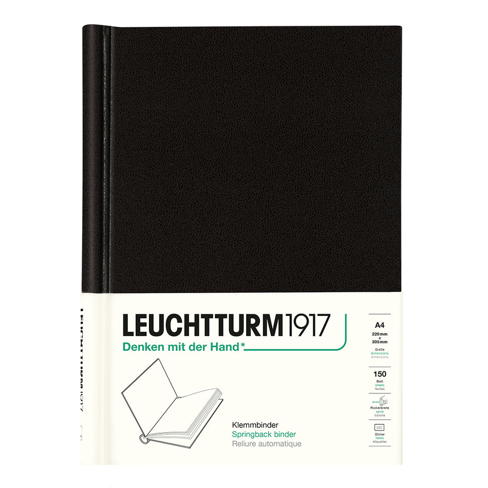 LEUCHTTURM1917 Springback Binder Peka A4 - Black