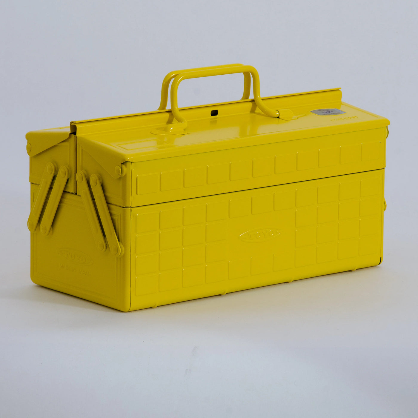 Toyo- Steel Toolbox with Cantilever Lid ST-350 - AMEICO Yellow
