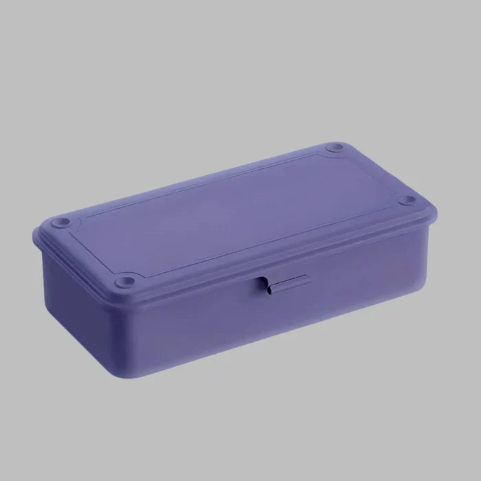 Toyo Steel Co. Steel Stackable Storage Box T-190 - Lilac