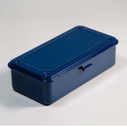 Toyo Steel Co. Steel Stackable Storage Box T-190 - Indigo Blue